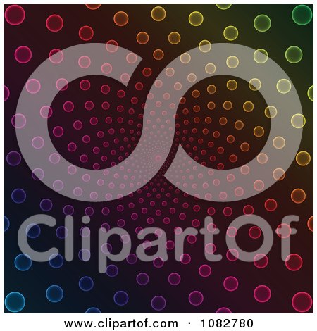 Clipart Colorful Background With Bubbles - Royalty Free Vector Illustration by Andrei Marincas