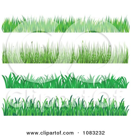 Clipart Grass Border Elements - Royalty Free Vector Illustration by Vector Tradition SM