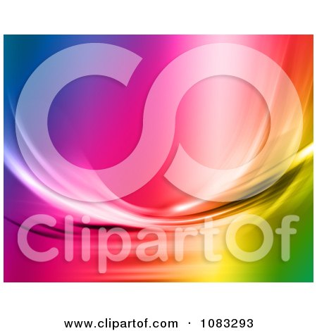 Clipart Rainbow Fluid Background - Royalty Free Illustration by KJ Pargeter