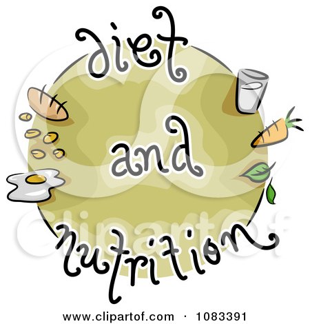Clipart Diet And Nutrition Icon - Royalty Free Vector Illustration by BNP Design Studio