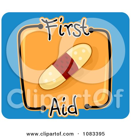 Clipart First Aid Bandage Icon - Royalty Free Vector Illustration by BNP Design Studio