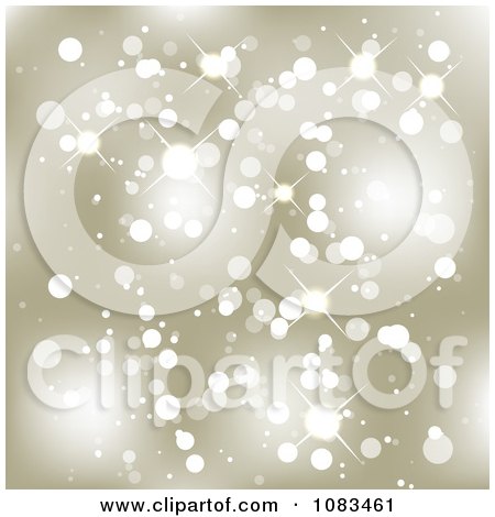 Clipart Gold Christmas Sparkle Background - Royalty Free Illustration by vectorace