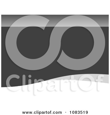 Clipart Gray Wave And White Background - Royalty Free Illustration by oboy