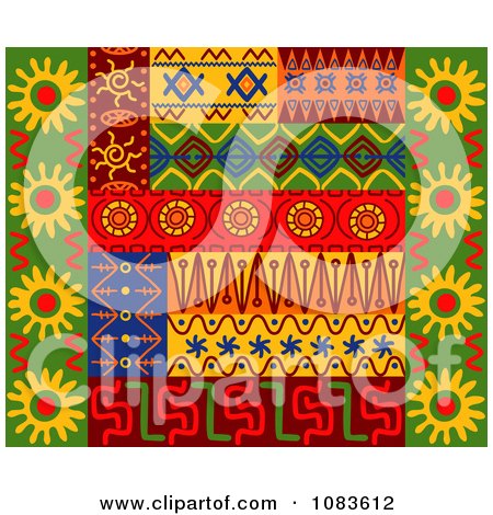 Clipart Tribal Design Element Borders 2 - Royalty Free Vector Illustration by Vector Tradition SM
