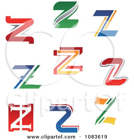 Clipart Letter Z Logos - Royalty Free Vector Illustration by Vector Tradition SM