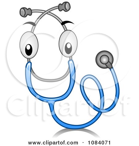 Clipart Stethoscope Character - Royalty Free Vector Illustration by BNP Design Studio