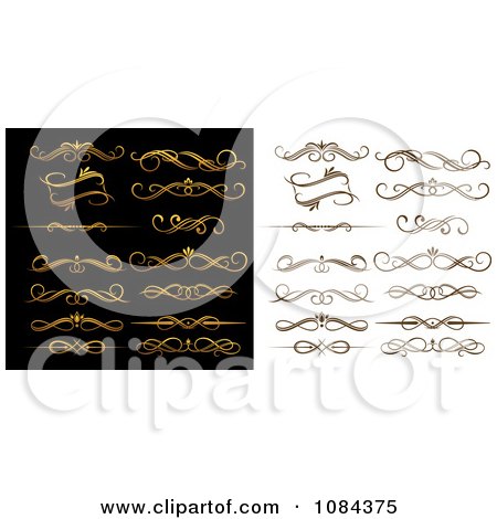 Clipart Golden Rules Borders And Frames - Royalty Free Vector Illustration by Vector Tradition SM