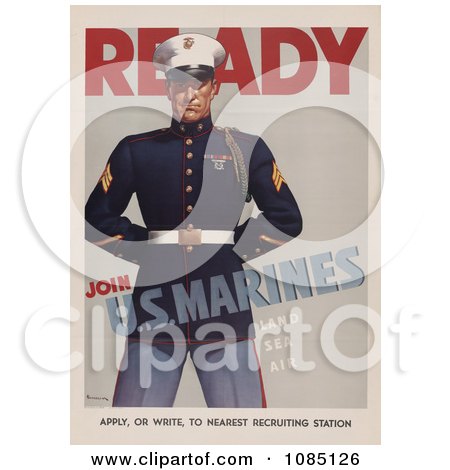 US Marine Man - Free Stock Illustration by JVPD