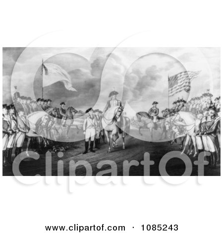 Surrender of Lord Cornwallis at Yorktown, Va - Royalty Free Stock Illustration by JVPD