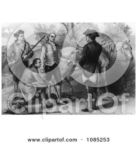 The Capture of John Andre - Royalty Free Stock Illustration by JVPD
