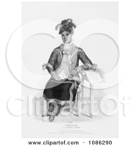 Ojibway Woman - Free Historical Stock Illustration by JVPD