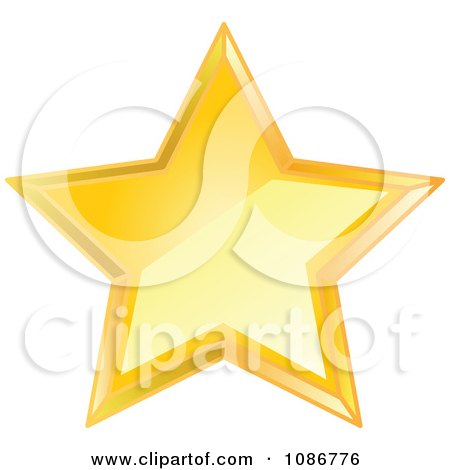 Clipart Golden Star 3 - Royalty Free Vector Illustration by yayayoyo