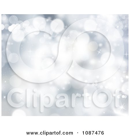 Clipart Silver Christmas Light Background 1 - Royalty Free Illustration by KJ Pargeter