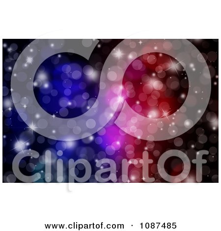 Clipart Colorful Background Of Sparkly Lights - Royalty Free Illustration by KJ Pargeter