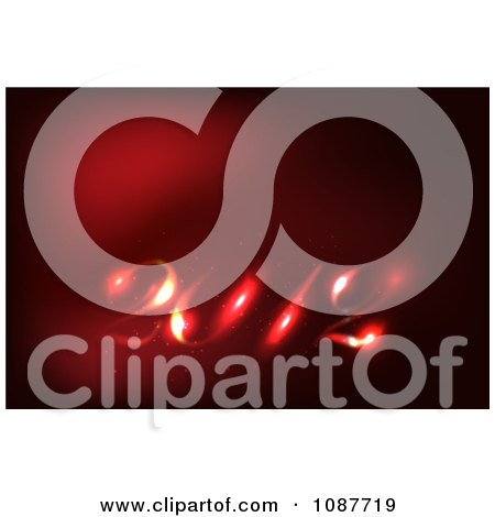 Clipart Glowing Red New Year 2012 - Royalty Free Illustration by vectorace