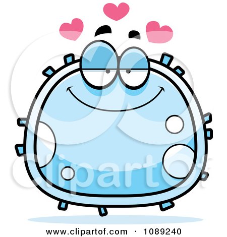 Clipart Infatuated White Blood Cell - Royalty Free Vector Illustration by Cory Thoman