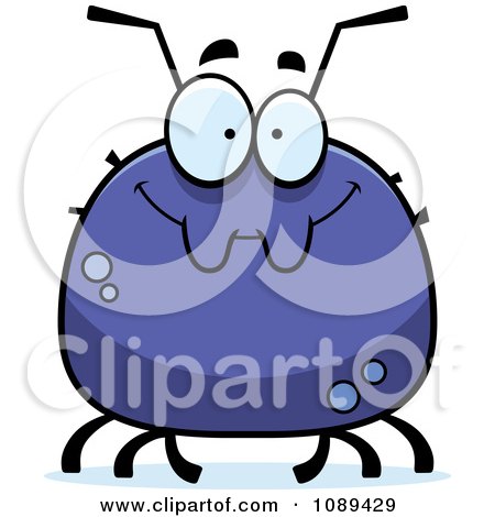 Clipart Chubby Smiling Tick - Royalty Free Vector Illustration by Cory Thoman