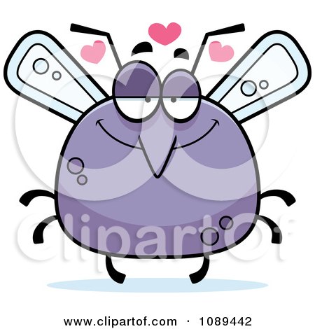 Clipart Chubby Infatuated Mosquito - Royalty Free Vector Illustration by Cory Thoman