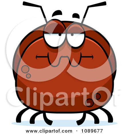 Clipart Pudgy Bored Ant - Royalty Free Vector Illustration by Cory Thoman