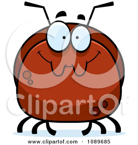Clipart Pudgy Smiling Ant - Royalty Free Vector Illustration by Cory Thoman