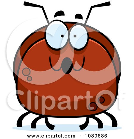 Clipart Pudgy Surprised Ant - Royalty Free Vector Illustration by Cory Thoman