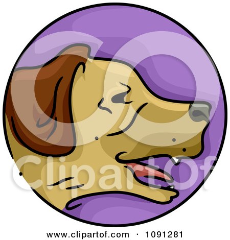 Clipart Year Of The Dog Chinese Zodiac Circle - Royalty Free Vector Illustration by BNP Design Studio