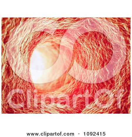 Clipart 3d Blood Vessel Interior - Royalty Free CGI Illustration by Mopic