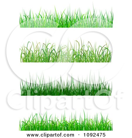 Clipart Grassy Borders - Royalty Free Vector Illustration by Vector Tradition SM