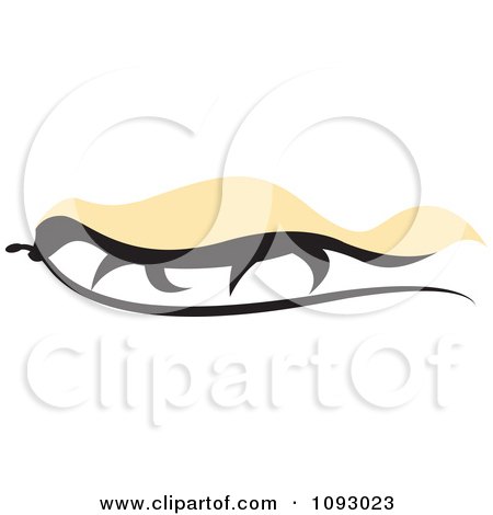 Clipart Honey Badger Carrying A Snake - Royalty Free Vector Illustration by Lal Perera