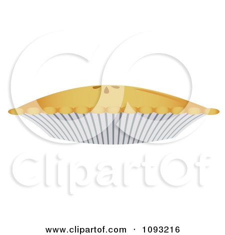 Clipart Baked Pie In A Tin - Royalty Free Vector Illustration by Randomway