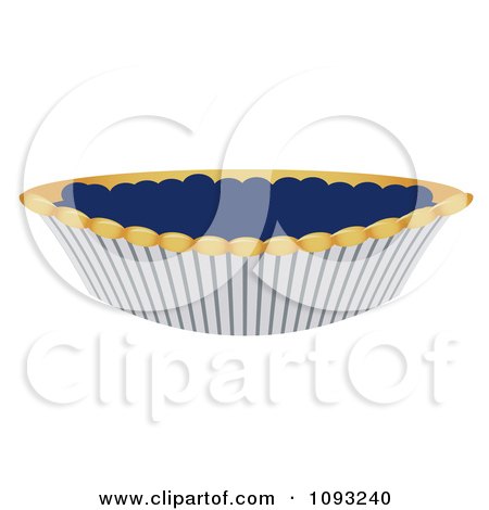 Clipart Blueberry Pie - Royalty Free Vector Illustration by Randomway