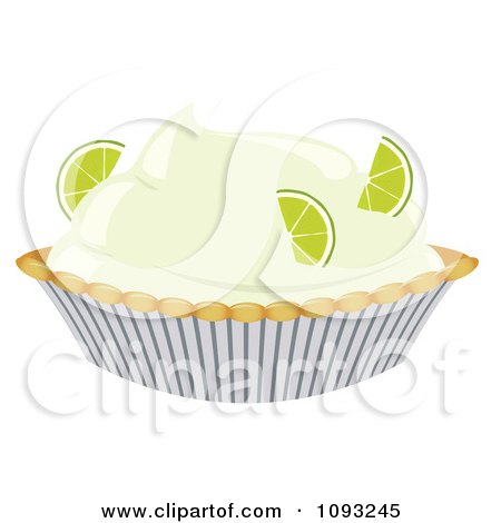 Clipart Key Lime Pie - Royalty Free Vector Illustration by Randomway
