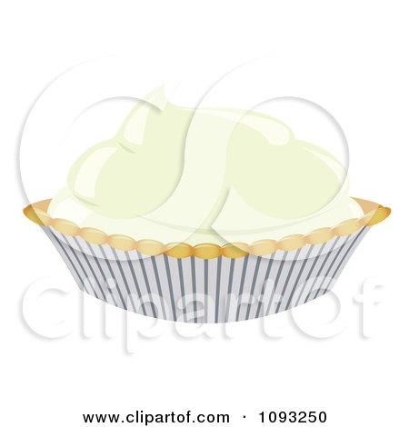 Clipart Cream Pie - Royalty Free Vector Illustration by Randomway
