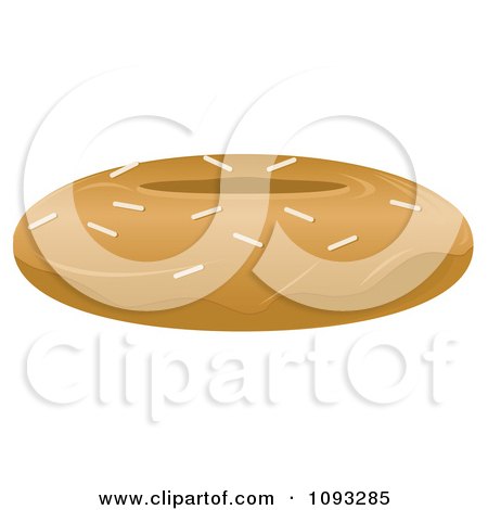 Clipart Maple Donut - Royalty Free Vector Illustration by Randomway