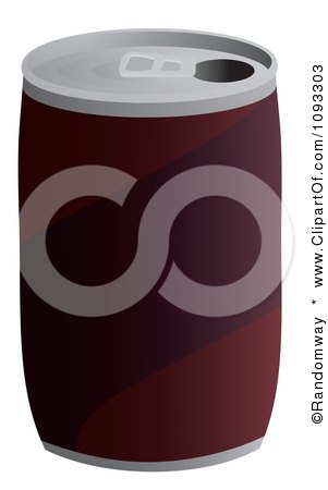 Clipart Can Of Soda - Royalty Free Vector Illustration by Randomway