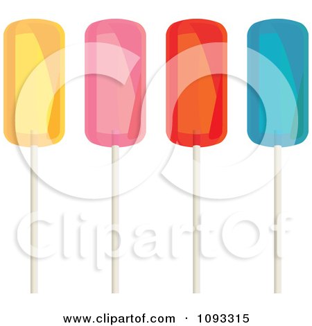 Clipart Colorful Lolipops - Royalty Free Vector Illustration by Randomway