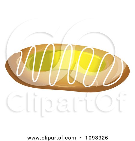 Clipart Lemon Danish 1 - Royalty Free Vector Illustration by Randomway