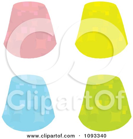 Clipart Colorful Gum Drops - Royalty Free Vector Illustration by Randomway