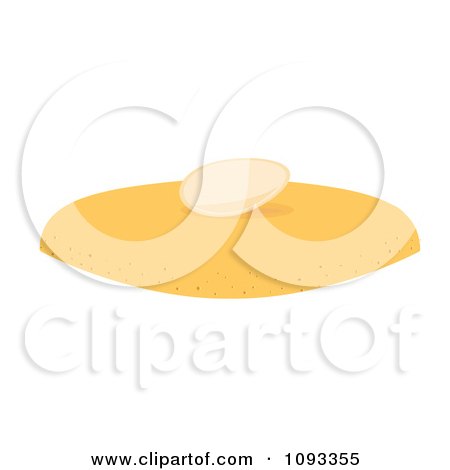 Clipart Almond Cookie 1 - Royalty Free Vector Illustration by Randomway