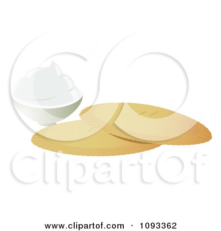 Clipart Coyota Cookies And Cream - Royalty Free Vector Illustration by Randomway