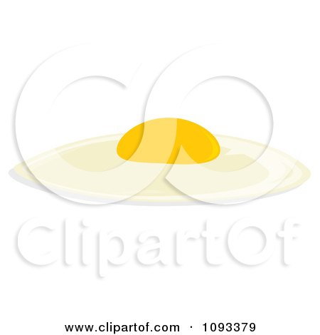Clipart Raw Egg And Yolk 1 - Royalty Free Vector Illustration by Randomway