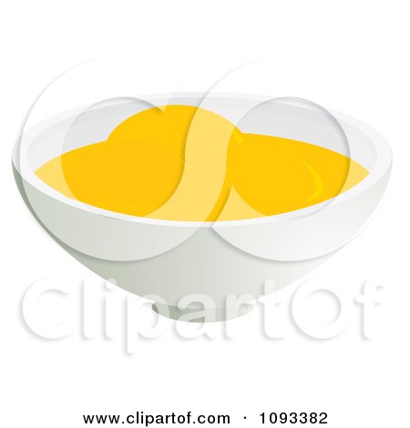 Clipart Bowl Of Egg Yolks - Royalty Free Vector Illustration by Randomway