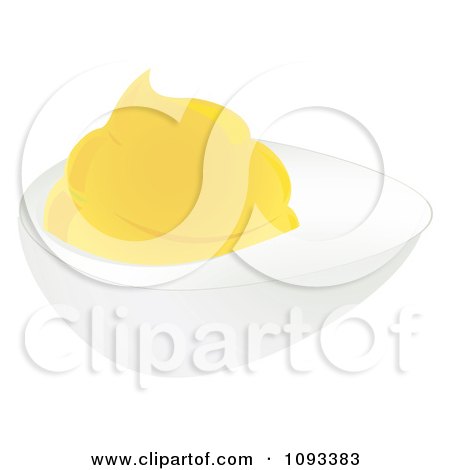 Clipart Deviled Egg - Royalty Free Vector Illustration by Randomway