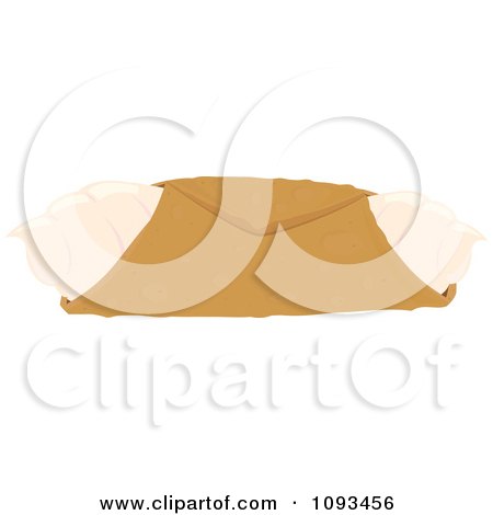 Clipart Plain Cannoli - Royalty Free Vector Illustration by Randomway