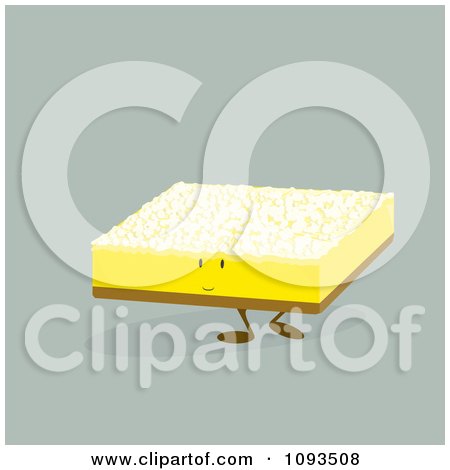 Clipart Lemon Bar Character - Royalty Free Vector Illustration by Randomway