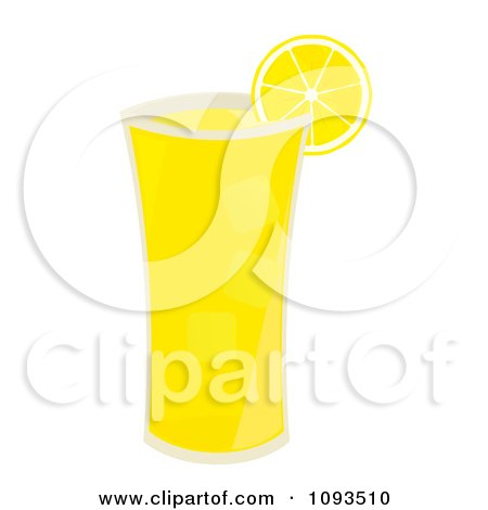 Clipart Glass Of Lemonade - Royalty Free Vector Illustration by Randomway
