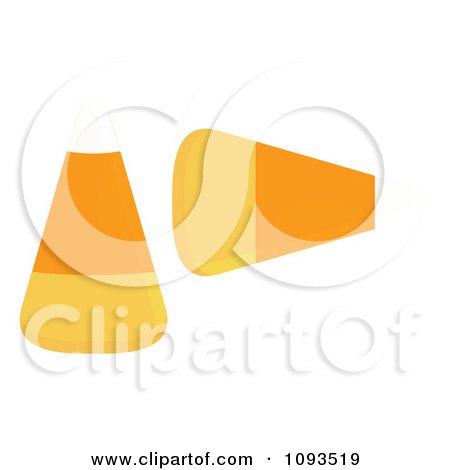 Clipart Candy Corn - Royalty Free Vector Illustration by Randomway