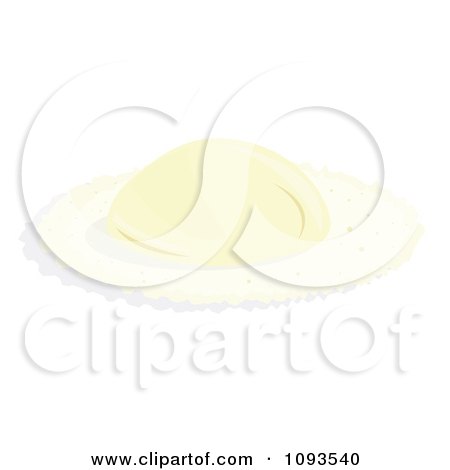 Clipart Ball Of Dough - Royalty Free Vector Illustration by Randomway