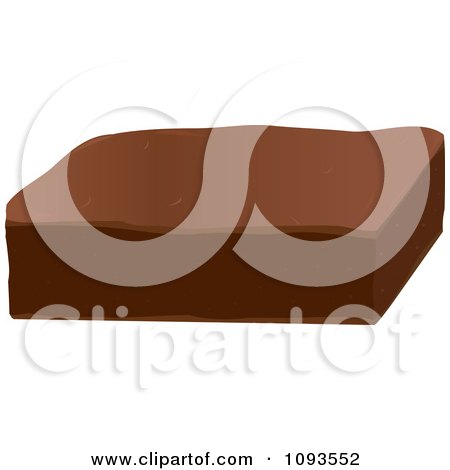 Clipart Chocolate Brownie - Royalty Free Vector Illustration by Randomway