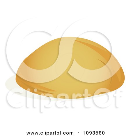 Clipart Loaf Of Rustic Bread - Royalty Free Vector Illustration by Randomway